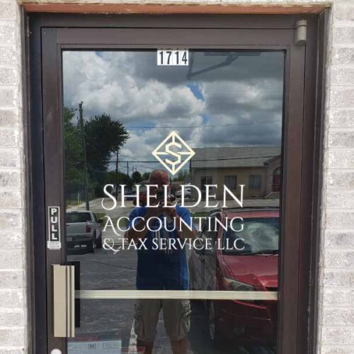 Shelden-accounting-window-decals