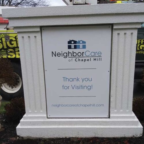 neighbor-care-sign-panel-on-monument-sign
