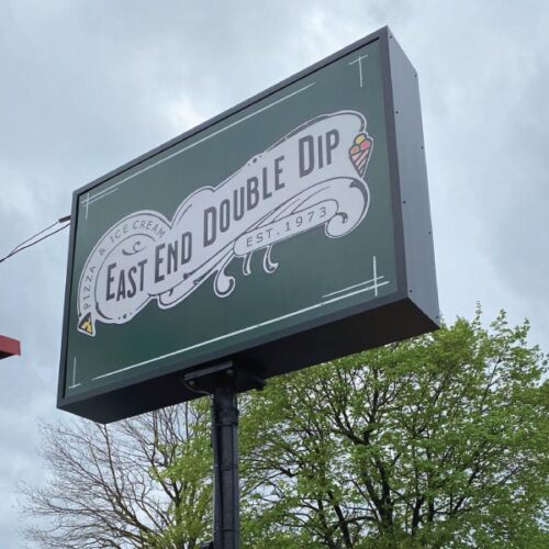east-end-double-dip-pole-sign